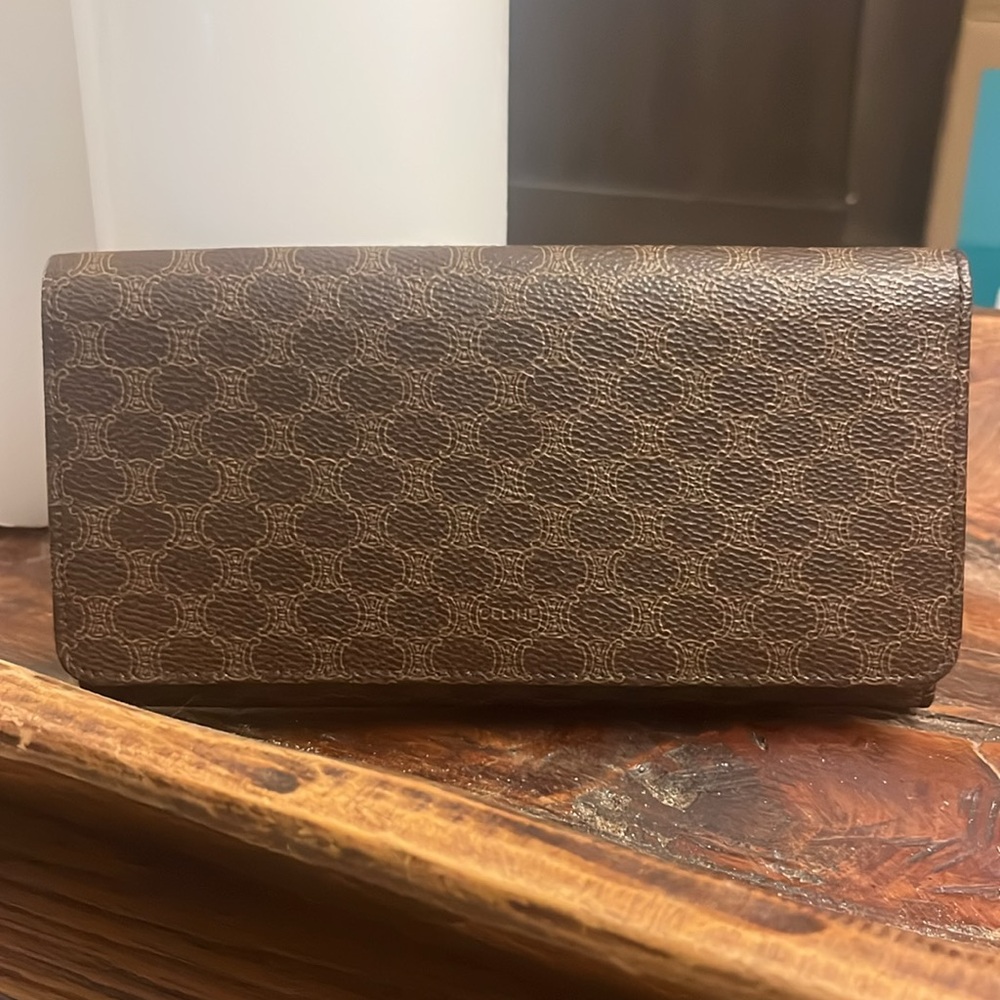 Celine Macadam Long Wallet Brown-  Stunning, Authentic